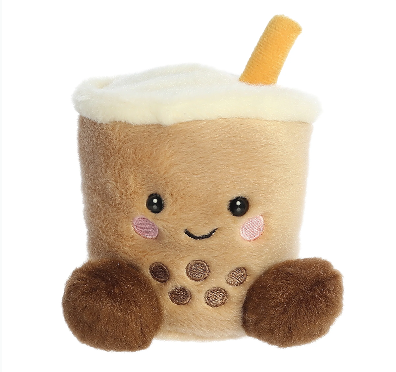 5" Milky Tea Boba Palm Pal Plushie Cedar Hill Country Market