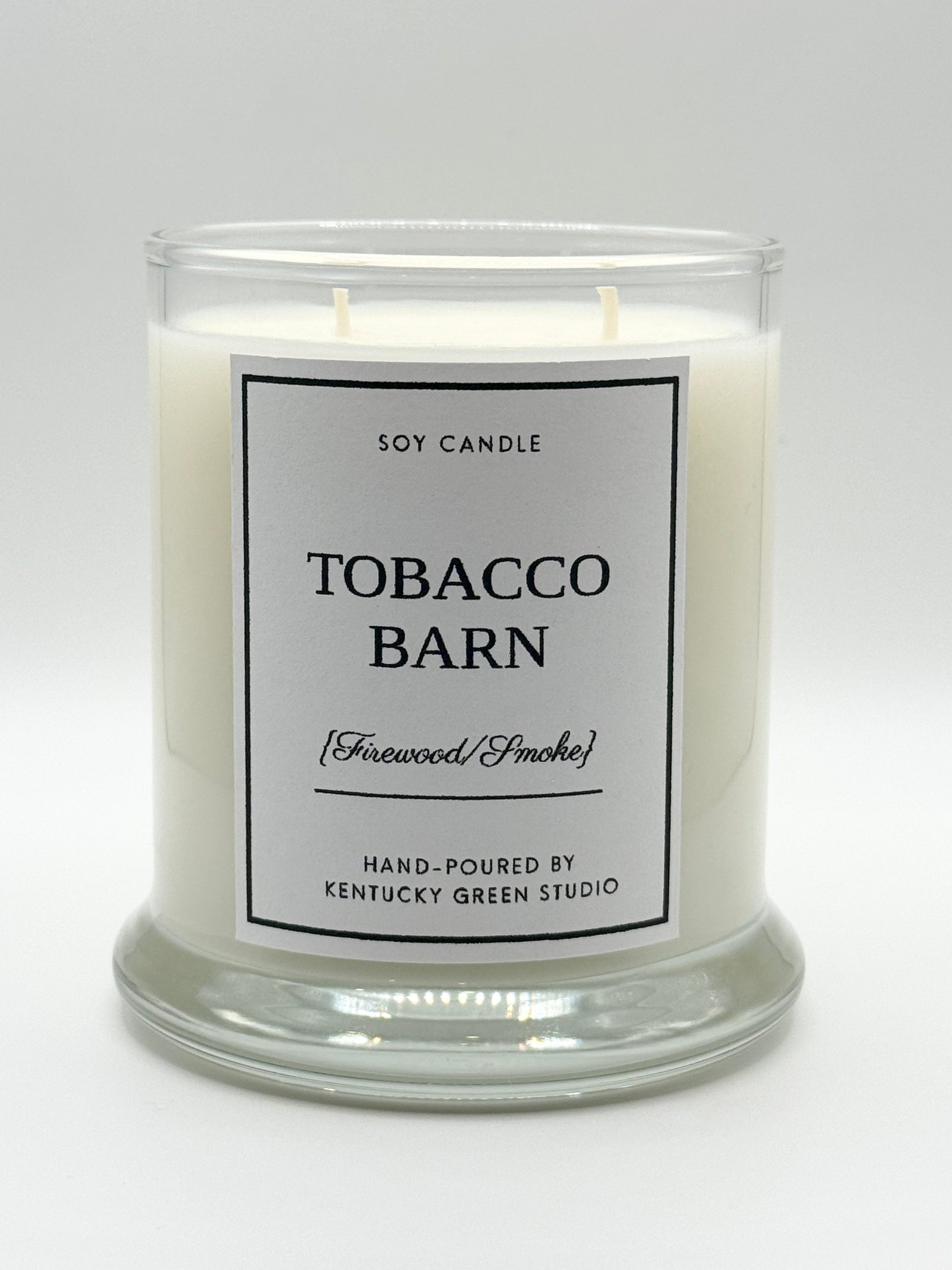 Tobacco Barn Soy Candle Kentucky Green Studio