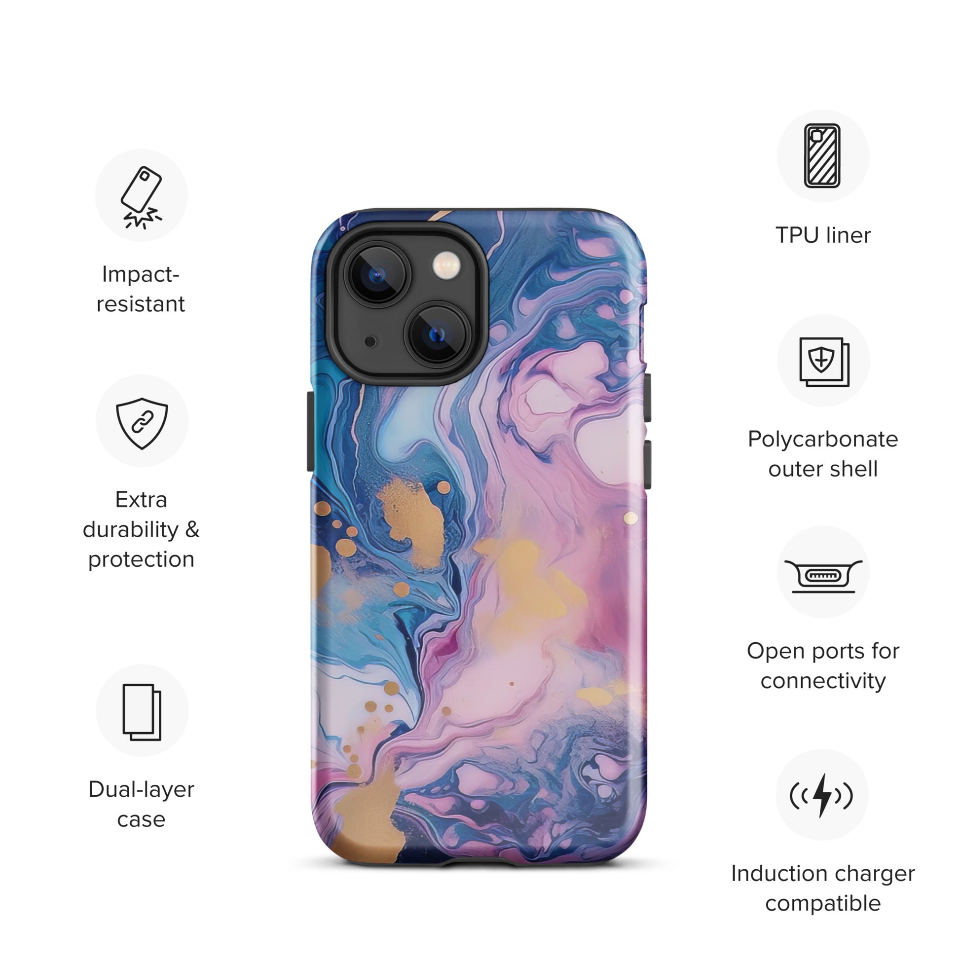 Inky Purple Tough Case for iPhone® CedarHill Country Market