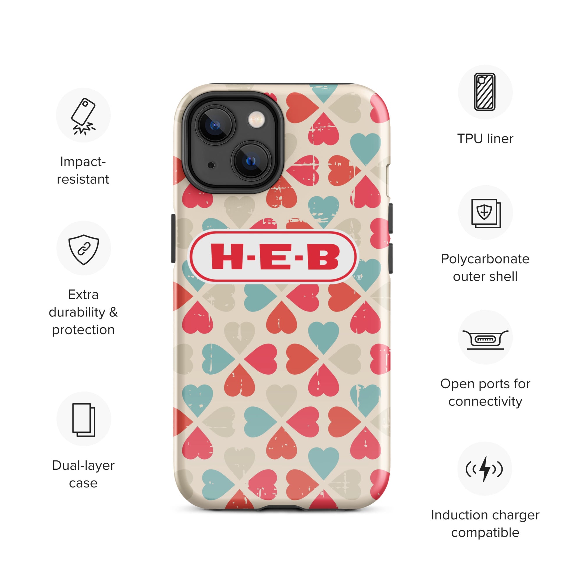 HEB Themed Tough Case for iPhone® CedarHill Country Market