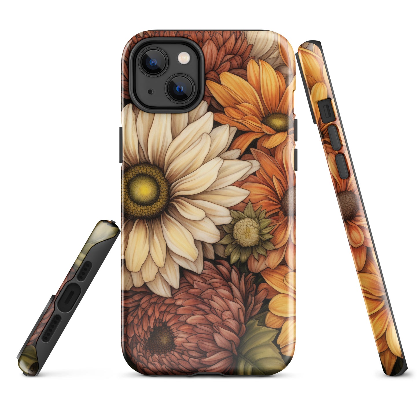 Falling Mums Tough Case for iPhone® CedarHill Country Market
