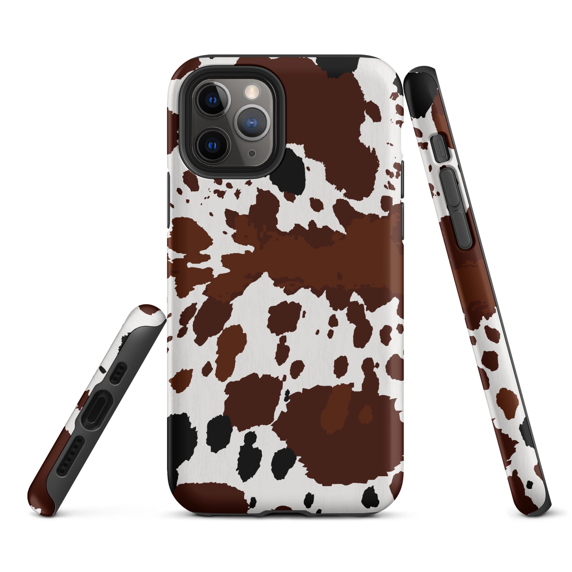 Brown Cow Hide Western Style Tough Case for iPhone® CedarHill Country Market