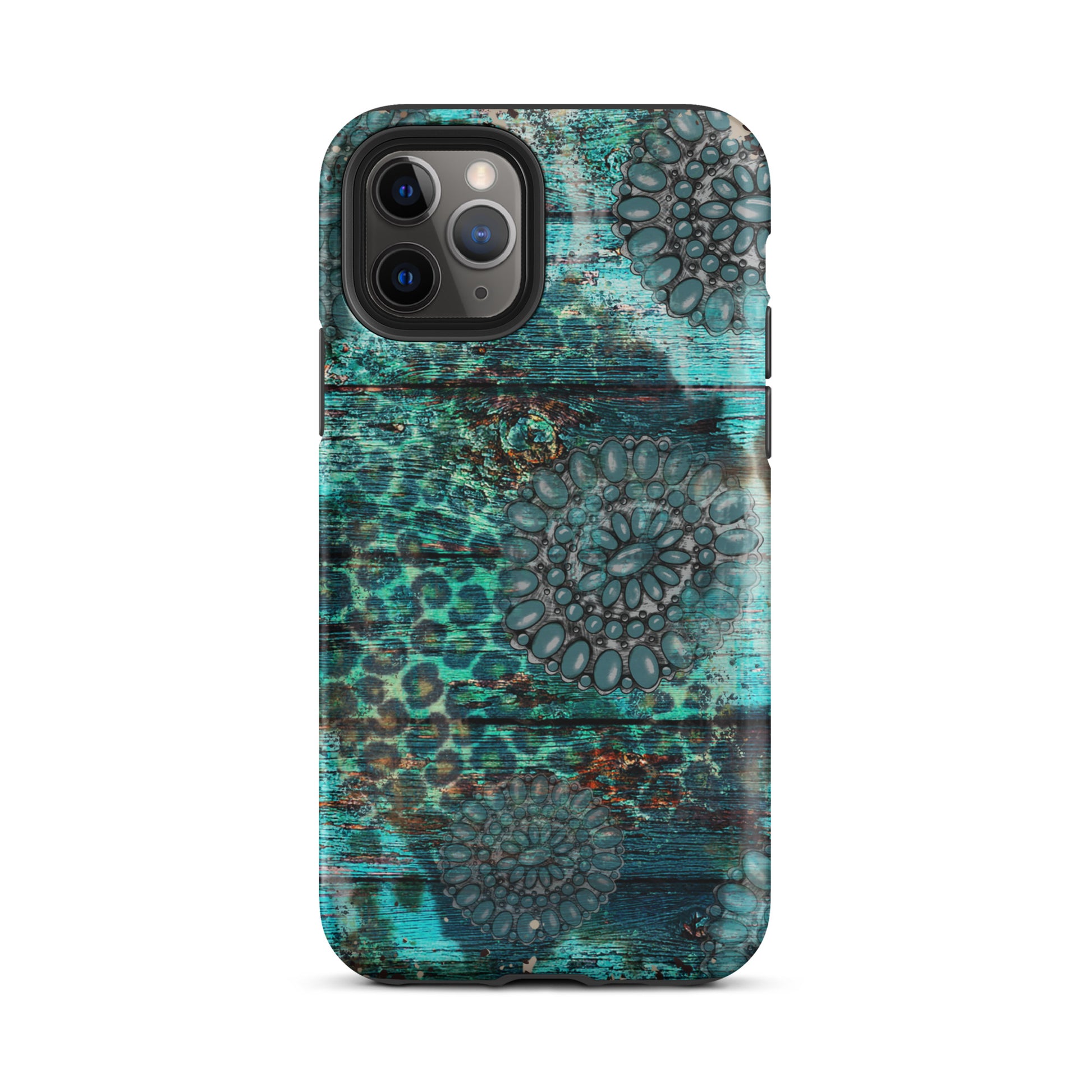 Conchos and Turquoise Western Themed Tough Case for iPhone® CedarHill Country Market