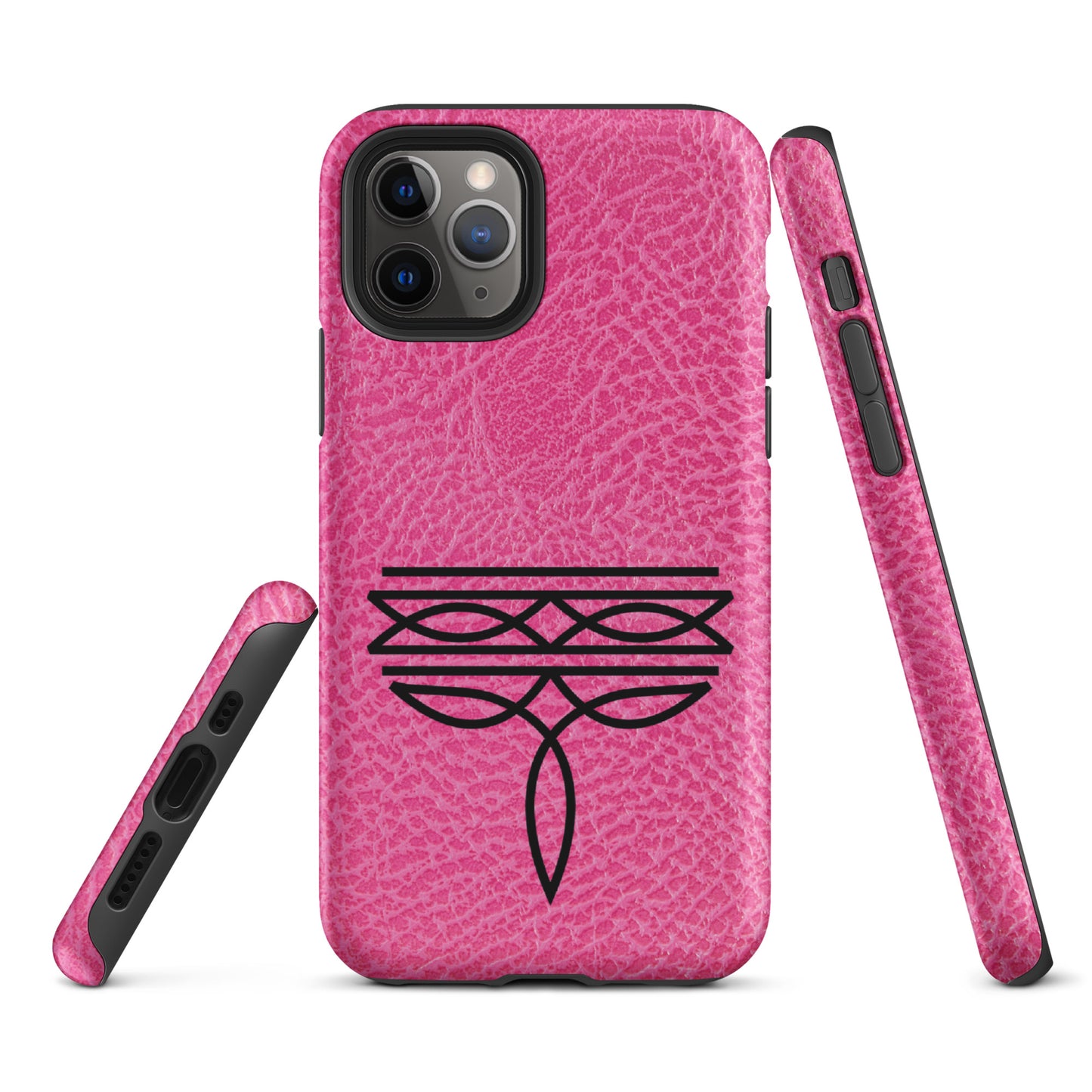 Hot Pink Boot stitch Tough Case for iPhone® CedarHill Country Market