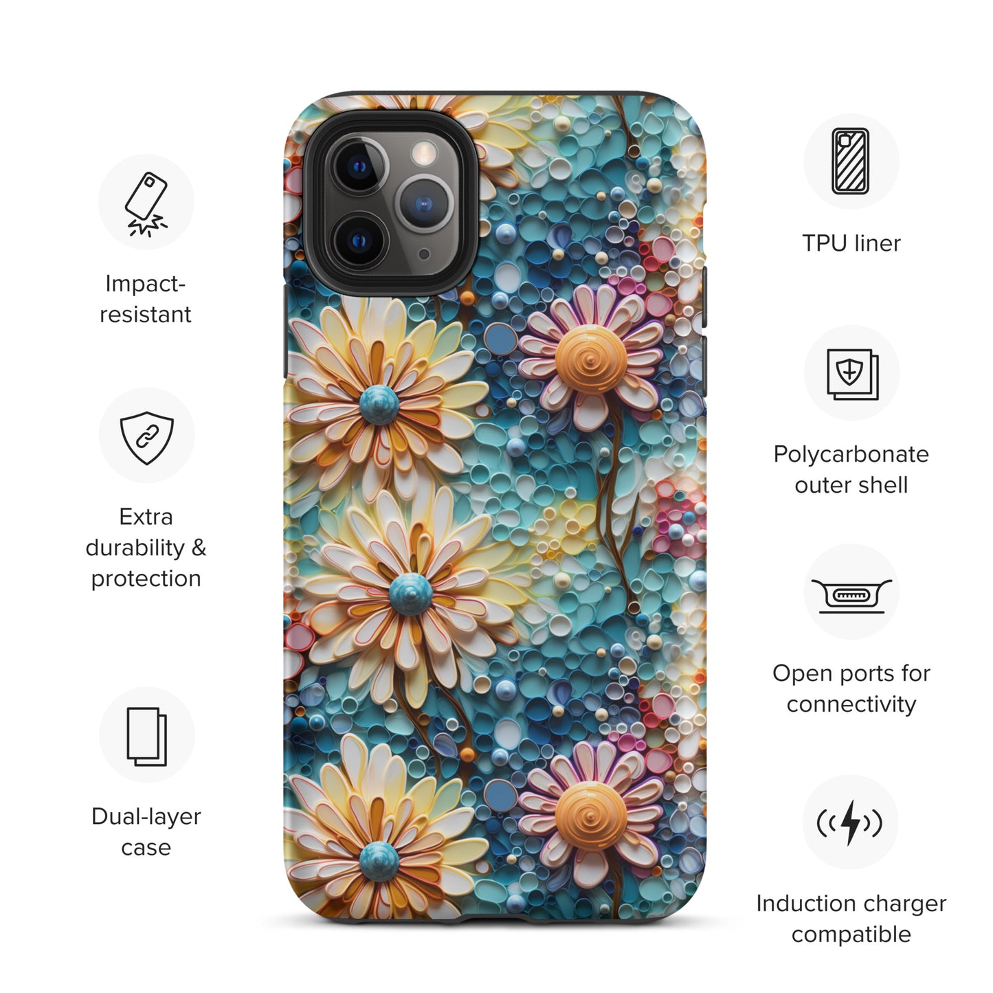 Floral Bliss Tough Case for iPhone® CedarHill Country Market