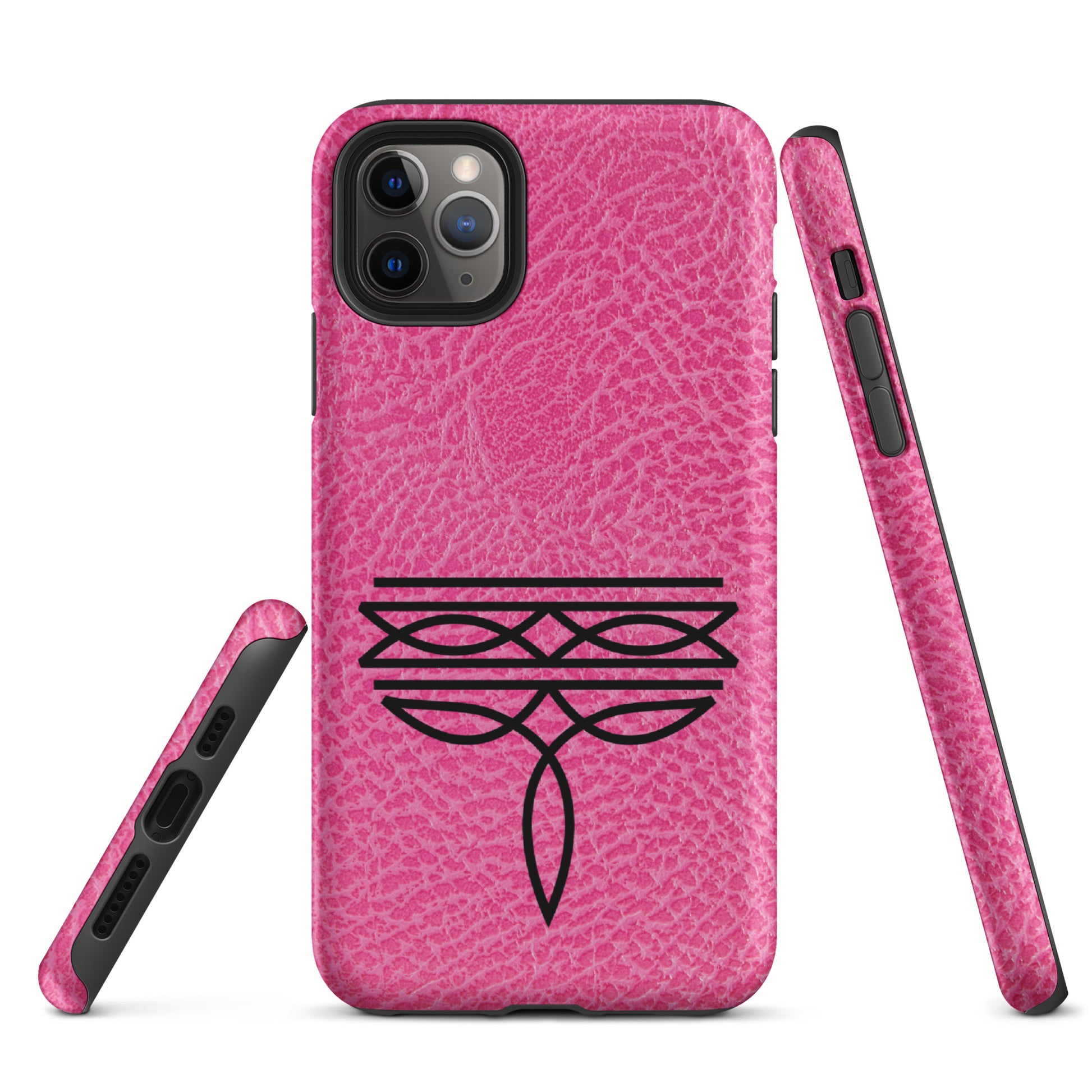 Hot Pink Boot stitch Tough Case for iPhone® CedarHill Country Market