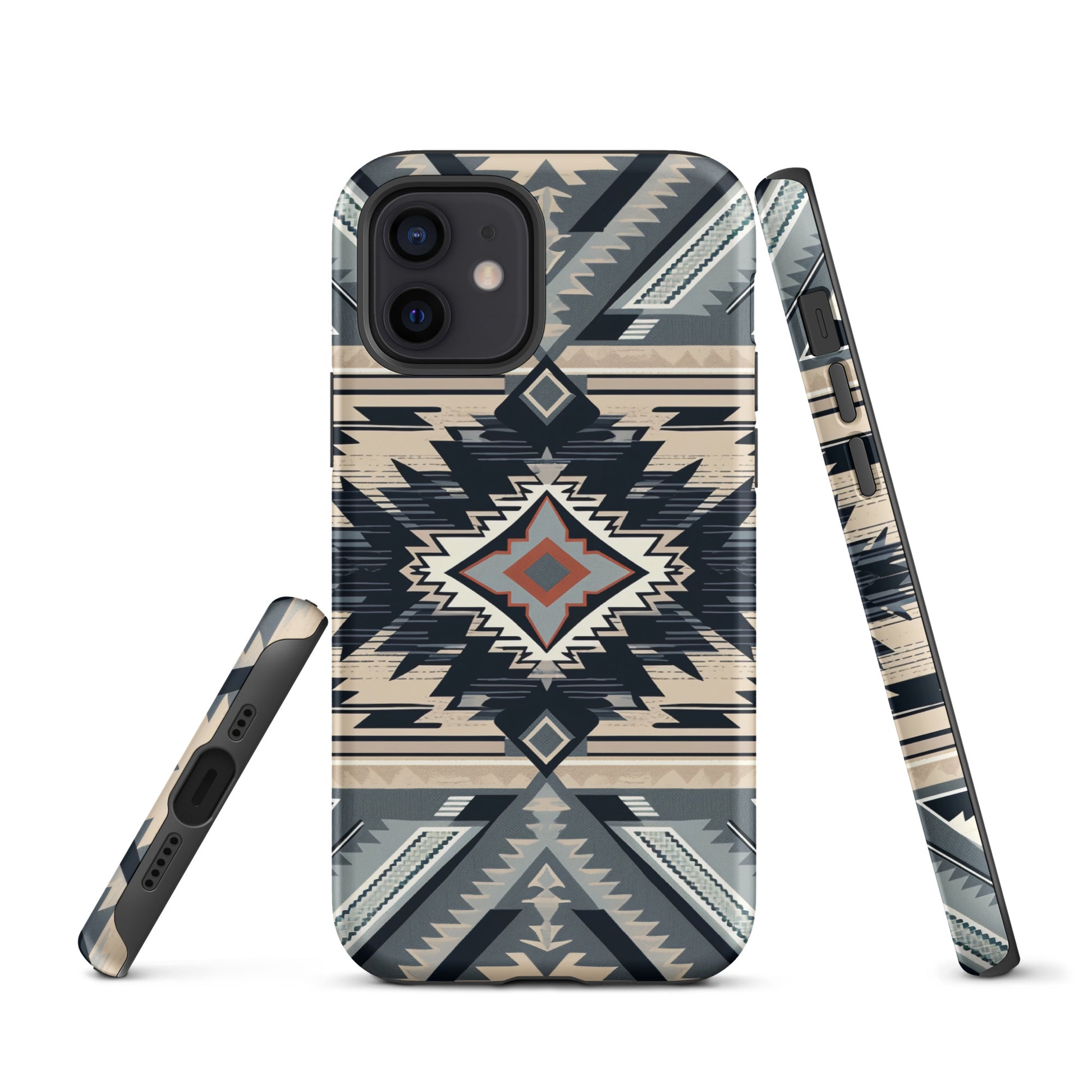 Aztec Navy and Tan Tough Case for iPhone® CedarHill Country Market