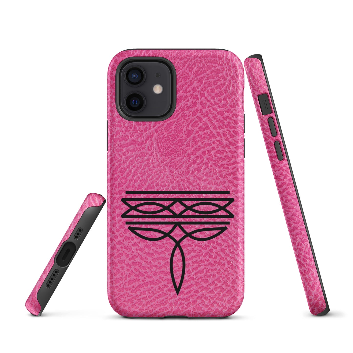 Hot Pink Boot stitch Tough Case for iPhone® CedarHill Country Market