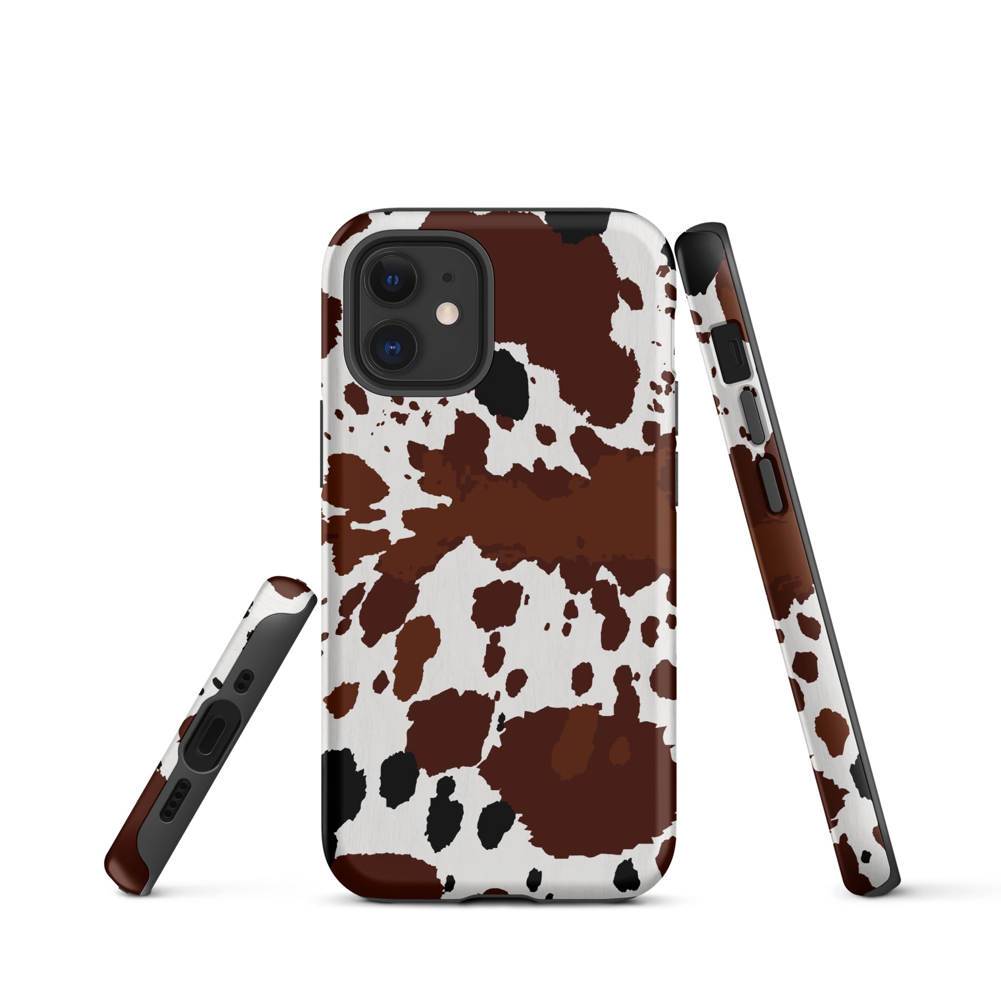 Brown Cow Hide Western Style Tough Case for iPhone® CedarHill Country Market