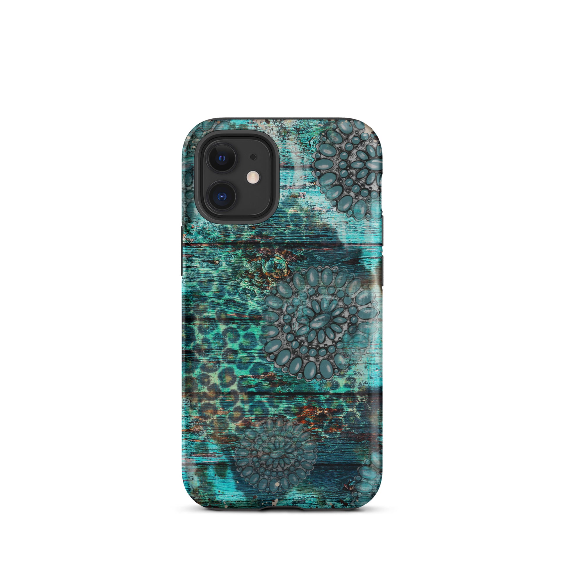 Conchos and Turquoise Western Themed Tough Case for iPhone® CedarHill Country Market