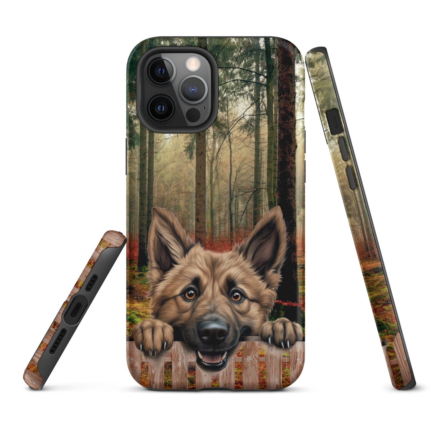 German Shepherd Dark Forest Tough Case for iPhone® CedarHill Country Market