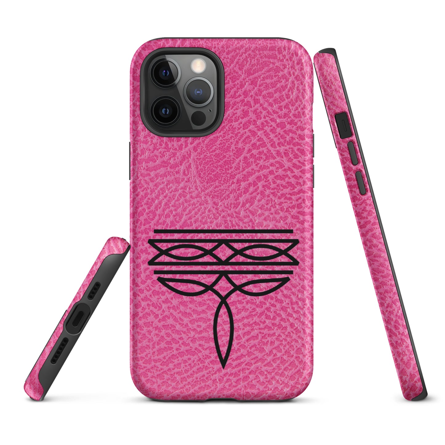 Hot Pink Boot stitch Tough Case for iPhone® CedarHill Country Market