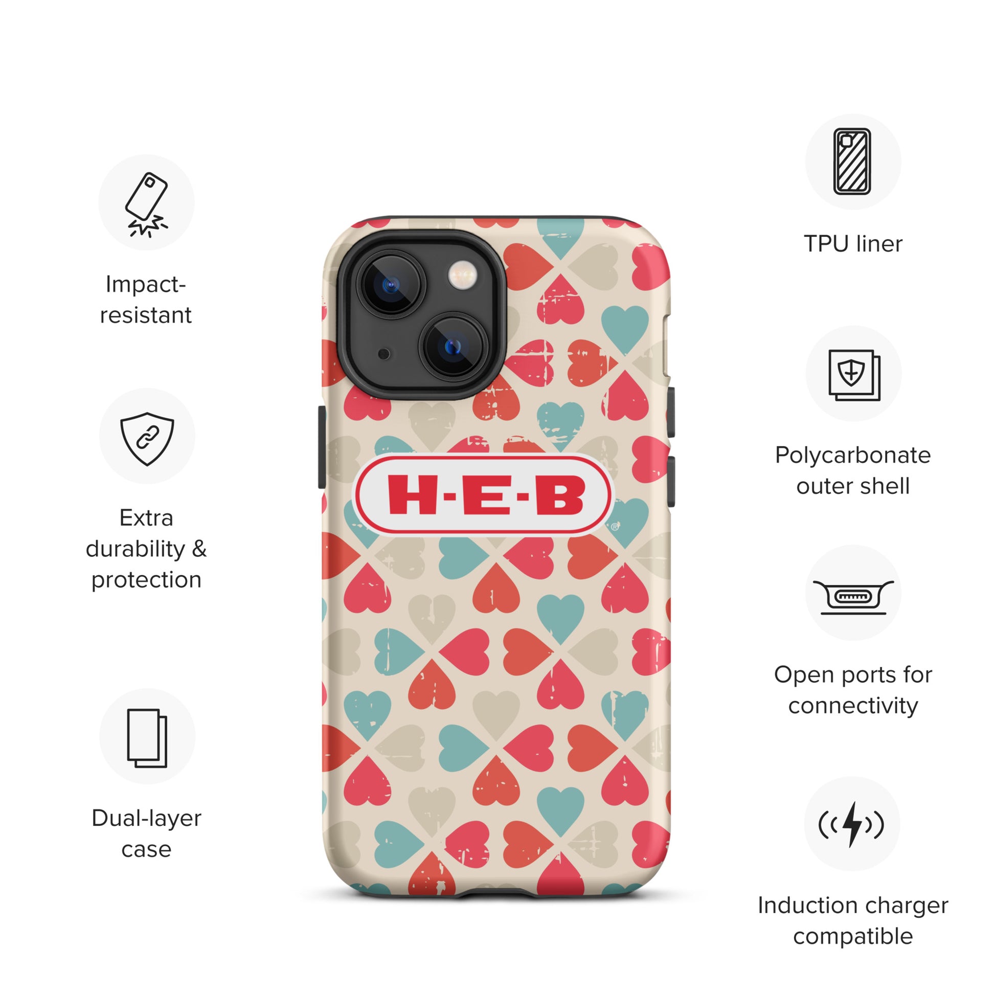 HEB Themed Tough Case for iPhone® CedarHill Country Market