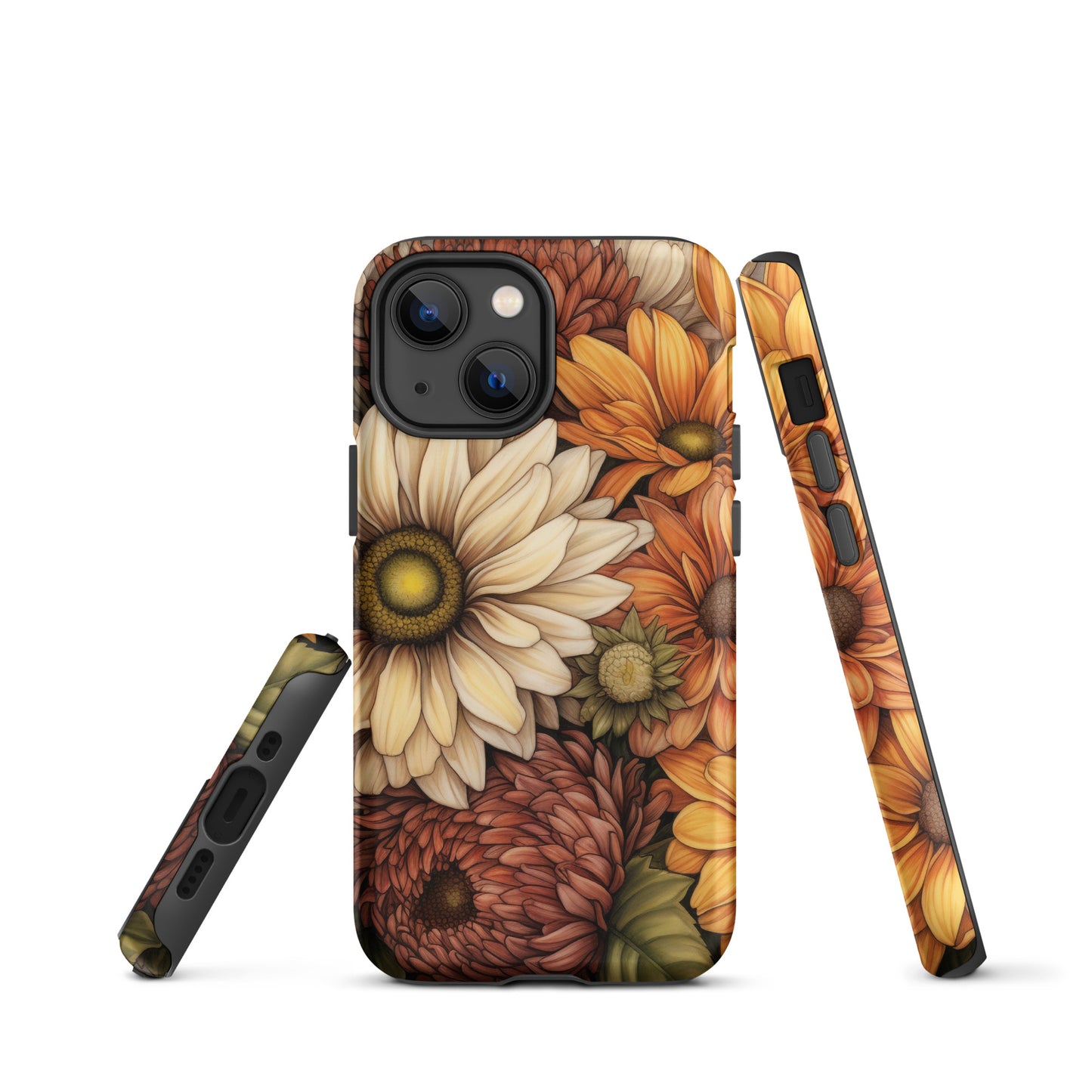 Falling Mums Tough Case for iPhone® CedarHill Country Market