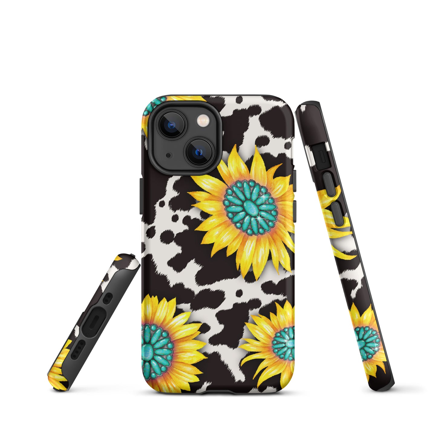 Cow Print and Concho Western Themed Tough Case for iPhone®