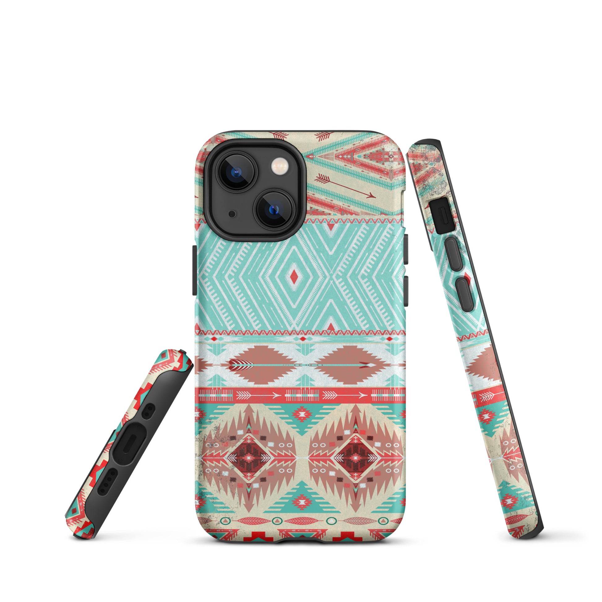 Aqua Azteca Western Style Tough Case for iPhone® CedarHill Country Market