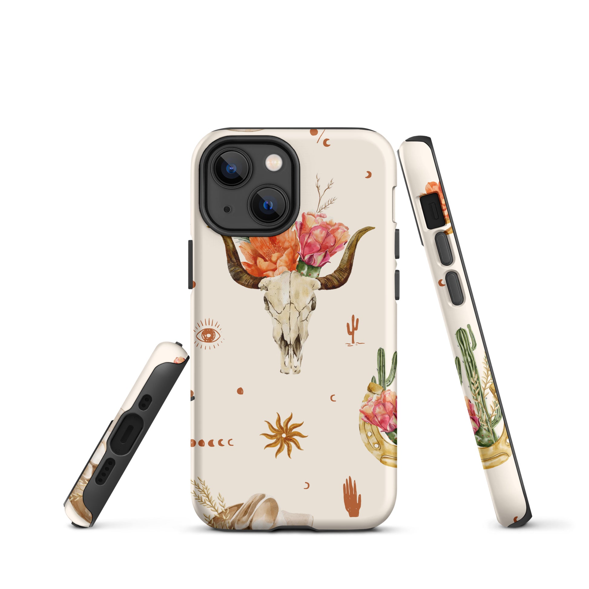 Cow Head Cream Western Themed Tough Case for iPhone® CedarHill Country Market
