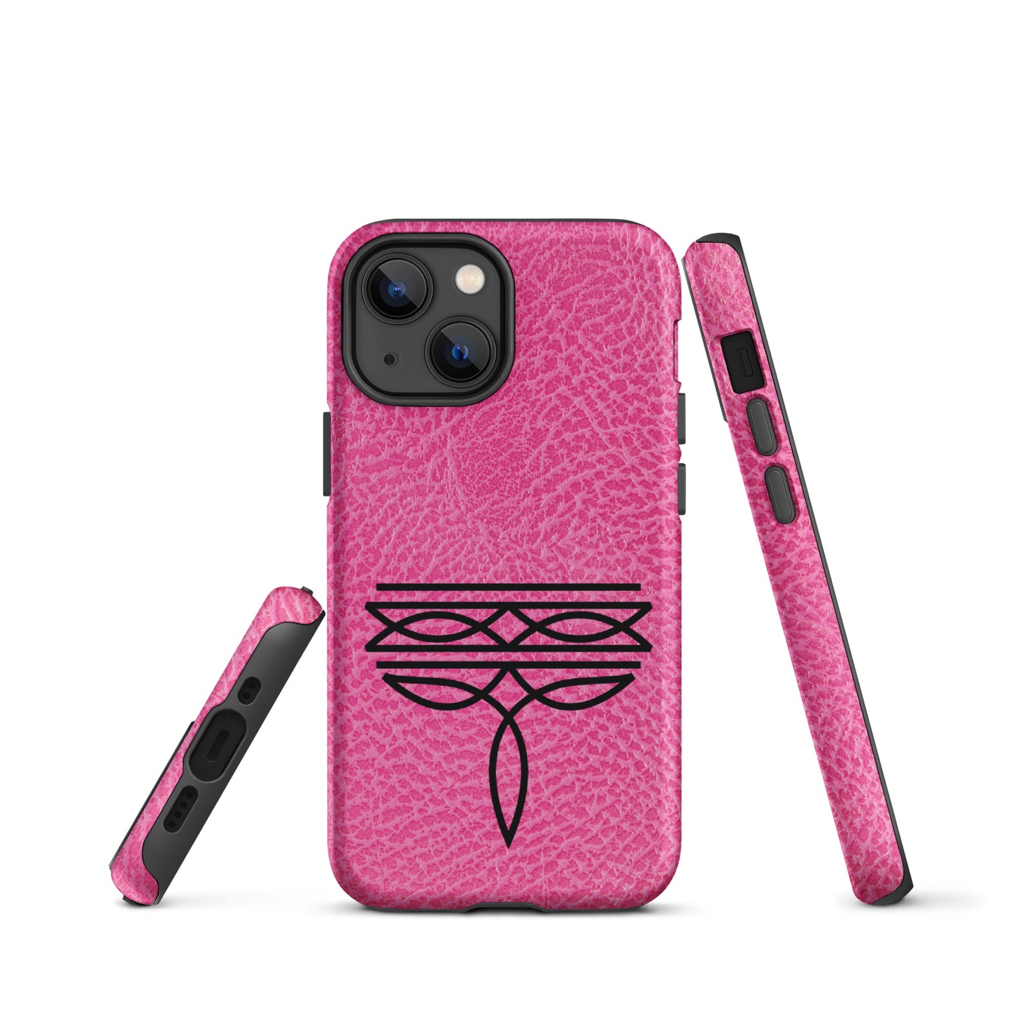 Hot Pink Boot stitch Tough Case for iPhone® CedarHill Country Market