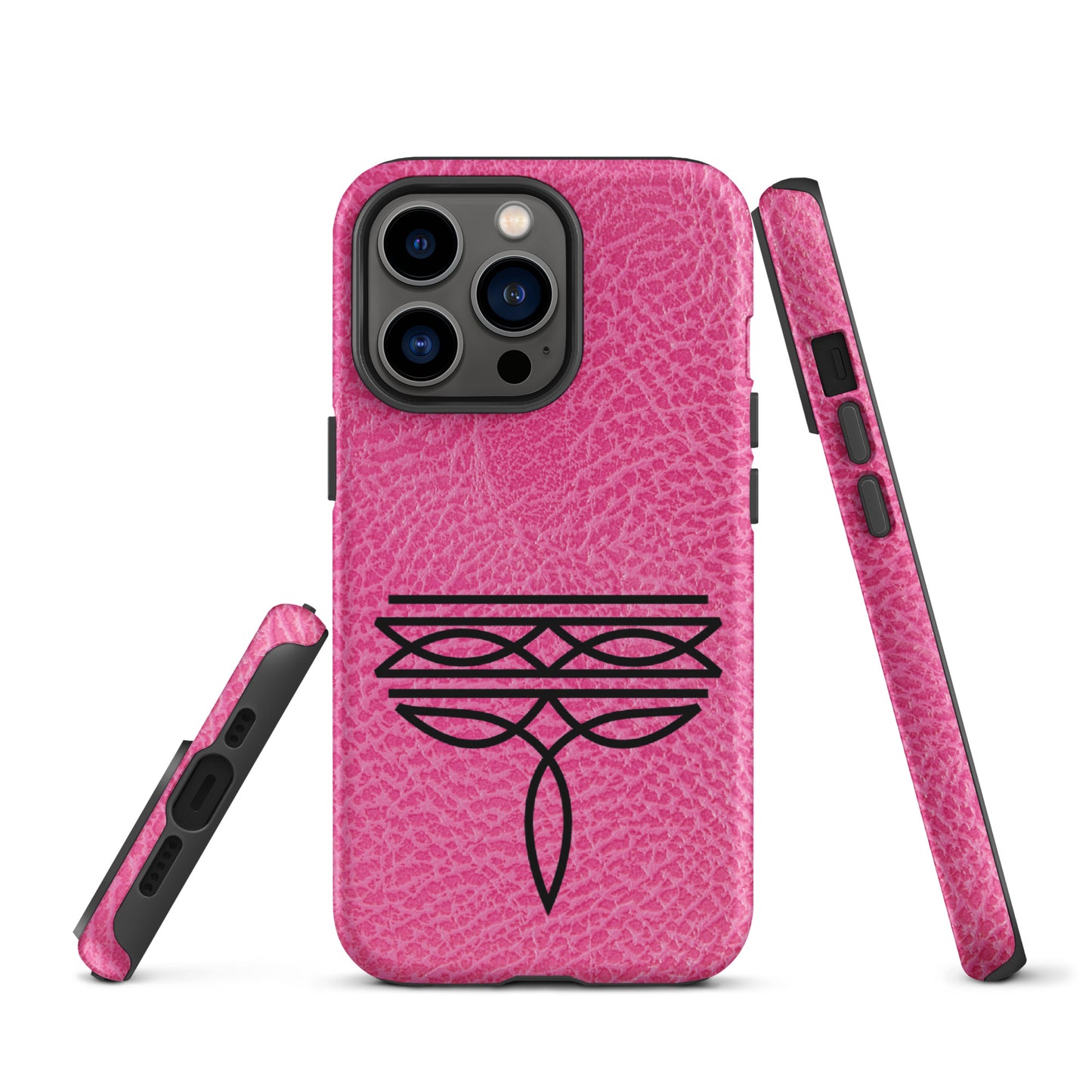 Hot Pink Boot stitch Tough Case for iPhone® CedarHill Country Market