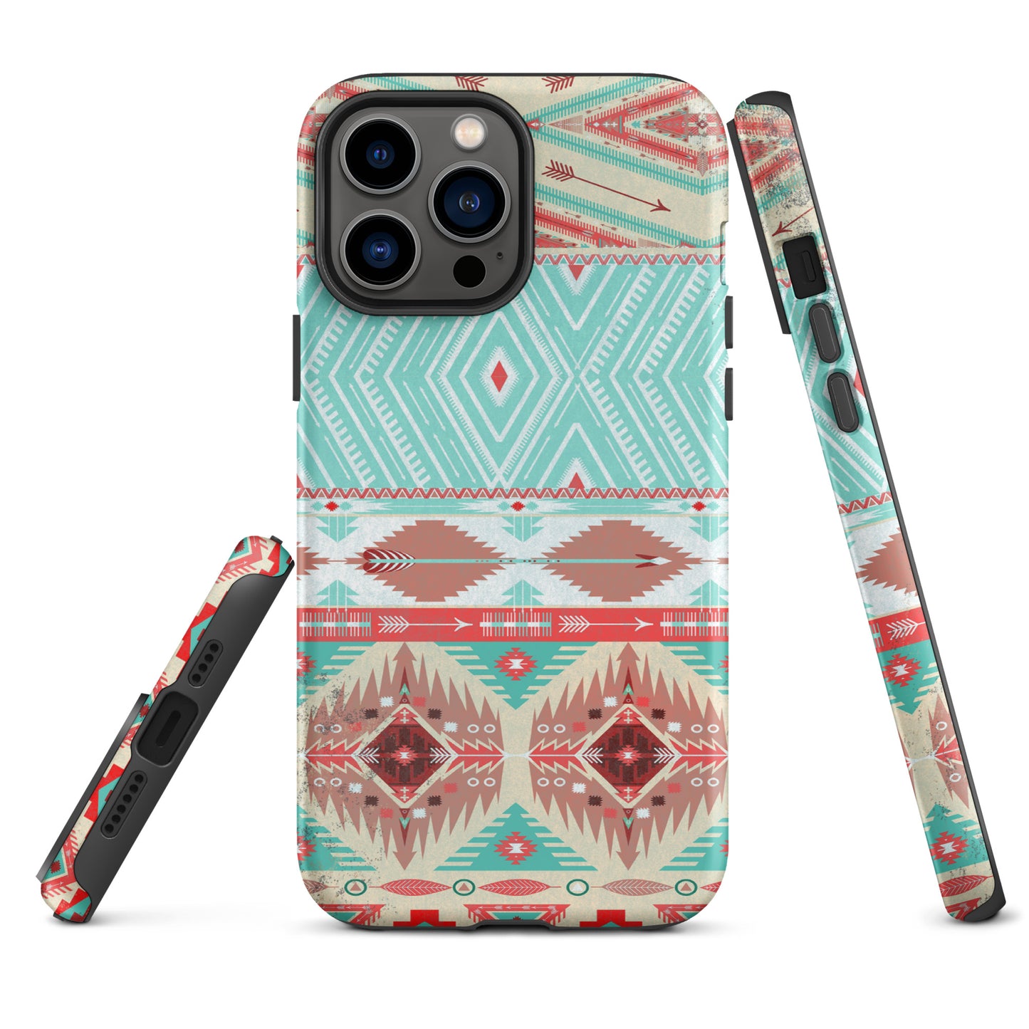 Aqua Azteca Western Style Tough Case for iPhone® CedarHill Country Market