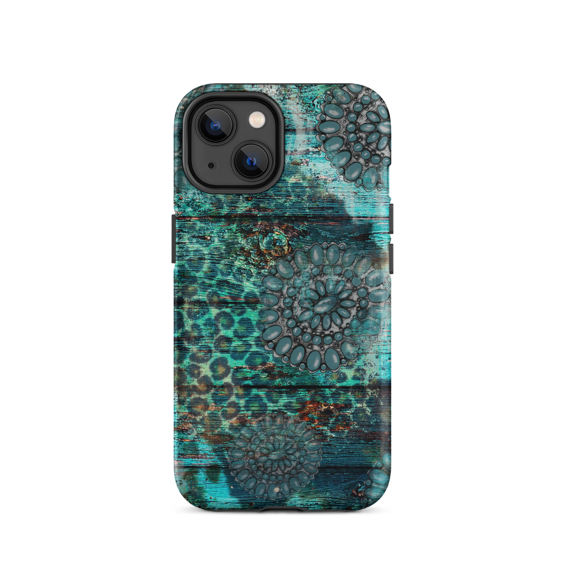 Conchos and Turquoise Western Themed Tough Case for iPhone® CedarHill Country Market