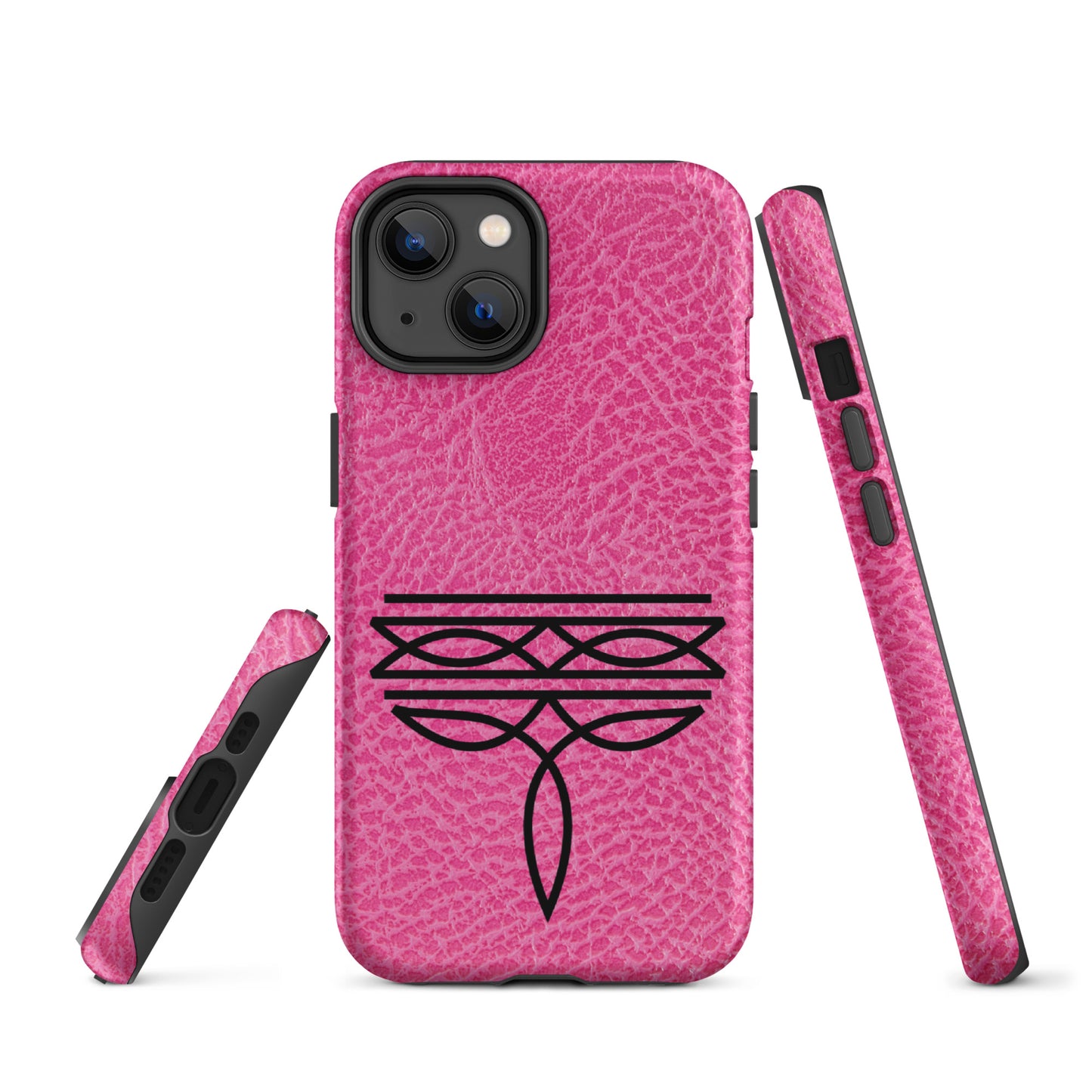 Hot Pink Boot stitch Tough Case for iPhone® CedarHill Country Market