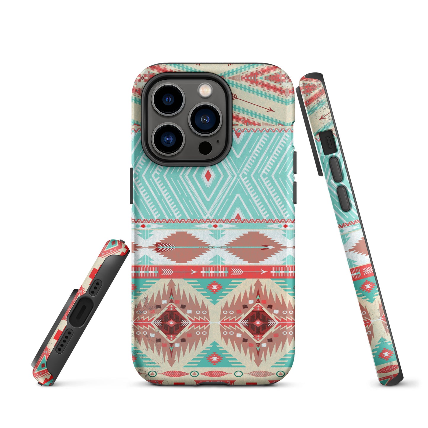 Aqua Azteca Western Style Tough Case for iPhone® CedarHill Country Market