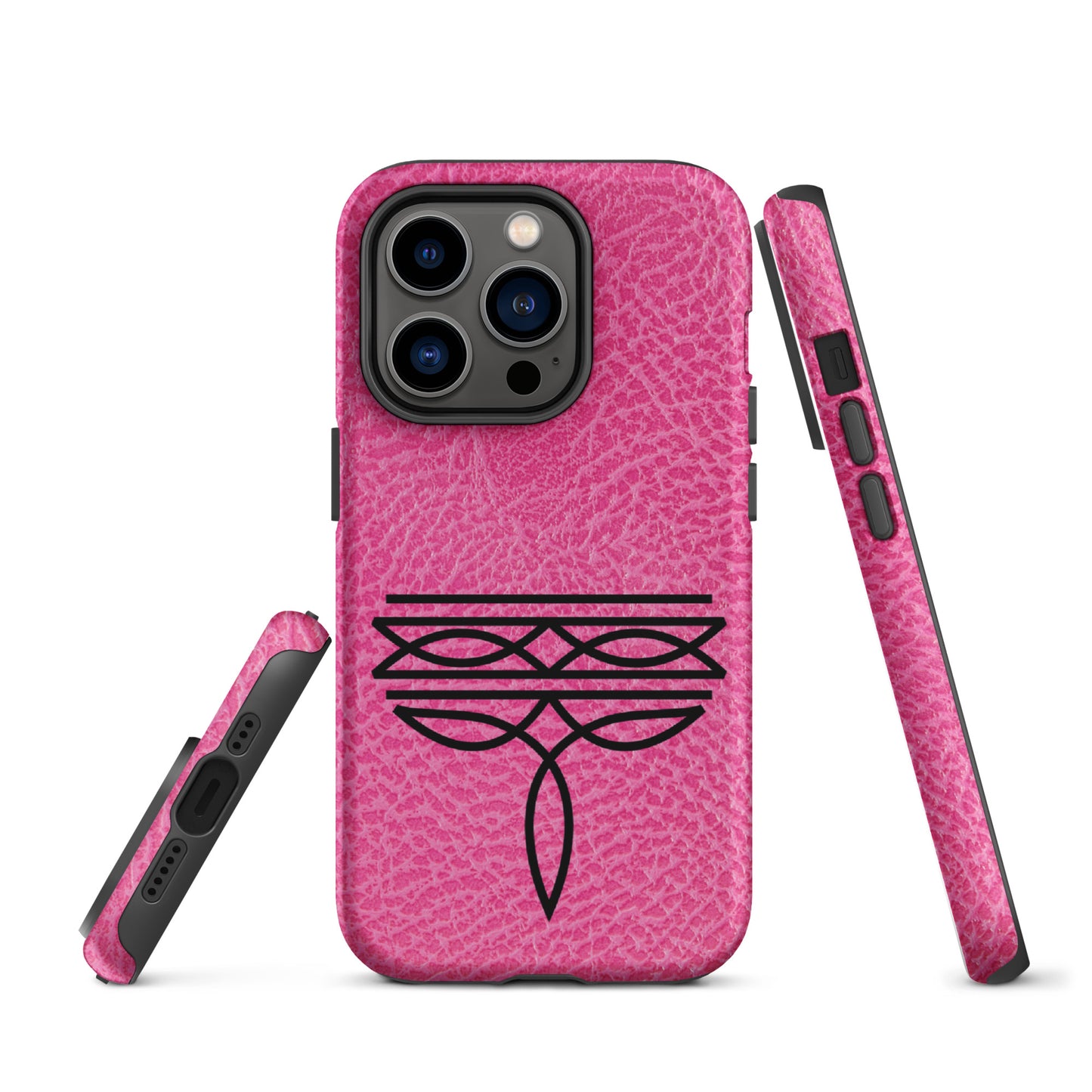 Hot Pink Boot stitch Tough Case for iPhone® CedarHill Country Market