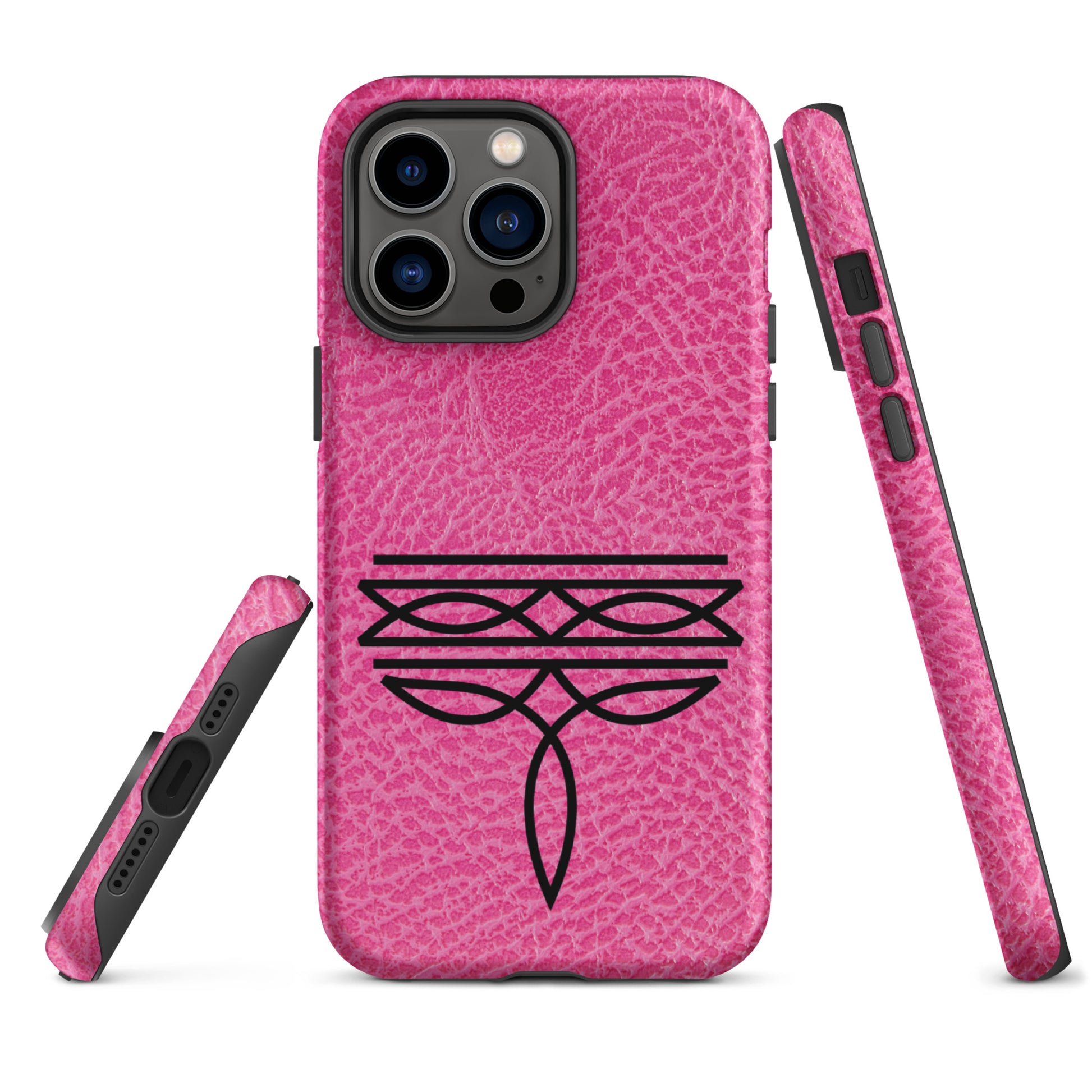 Hot Pink Boot stitch Tough Case for iPhone® CedarHill Country Market