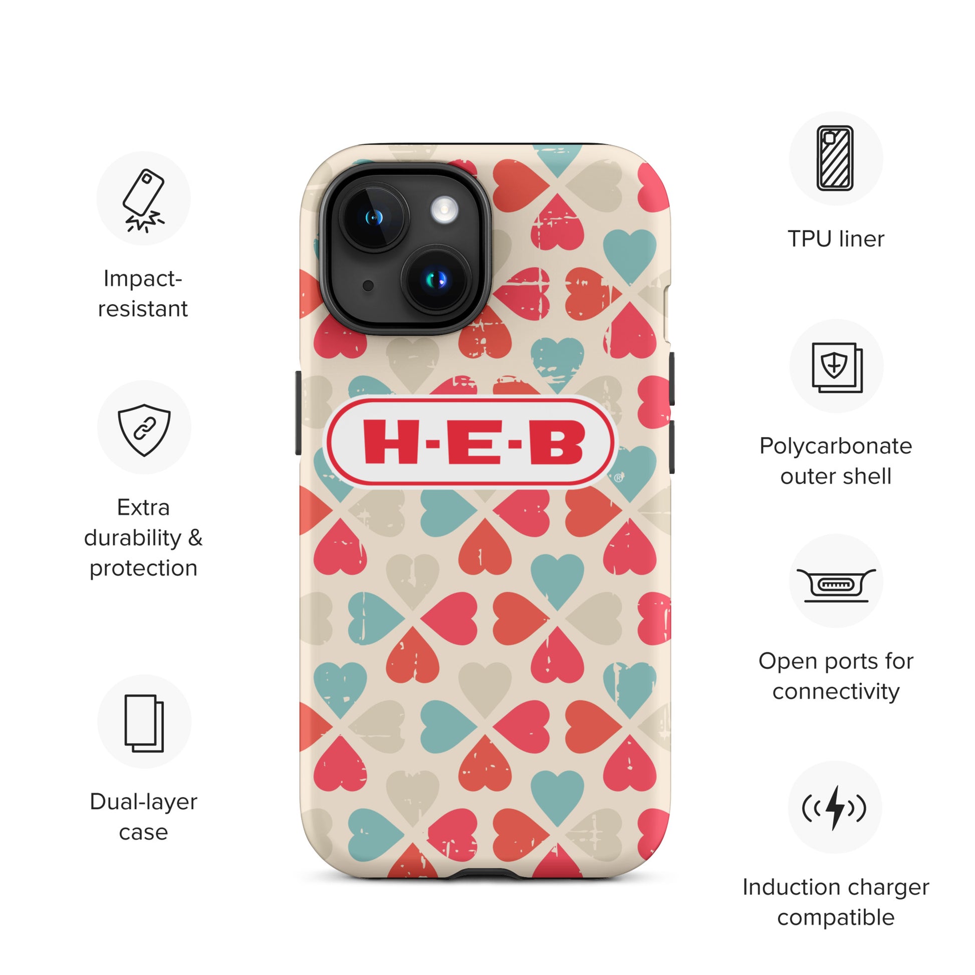 HEB Themed Tough Case for iPhone® CedarHill Country Market