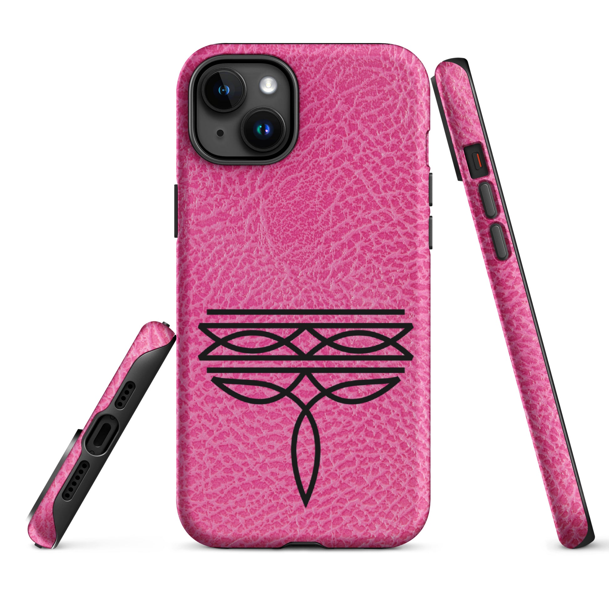 Hot Pink Boot stitch Tough Case for iPhone® CedarHill Country Market