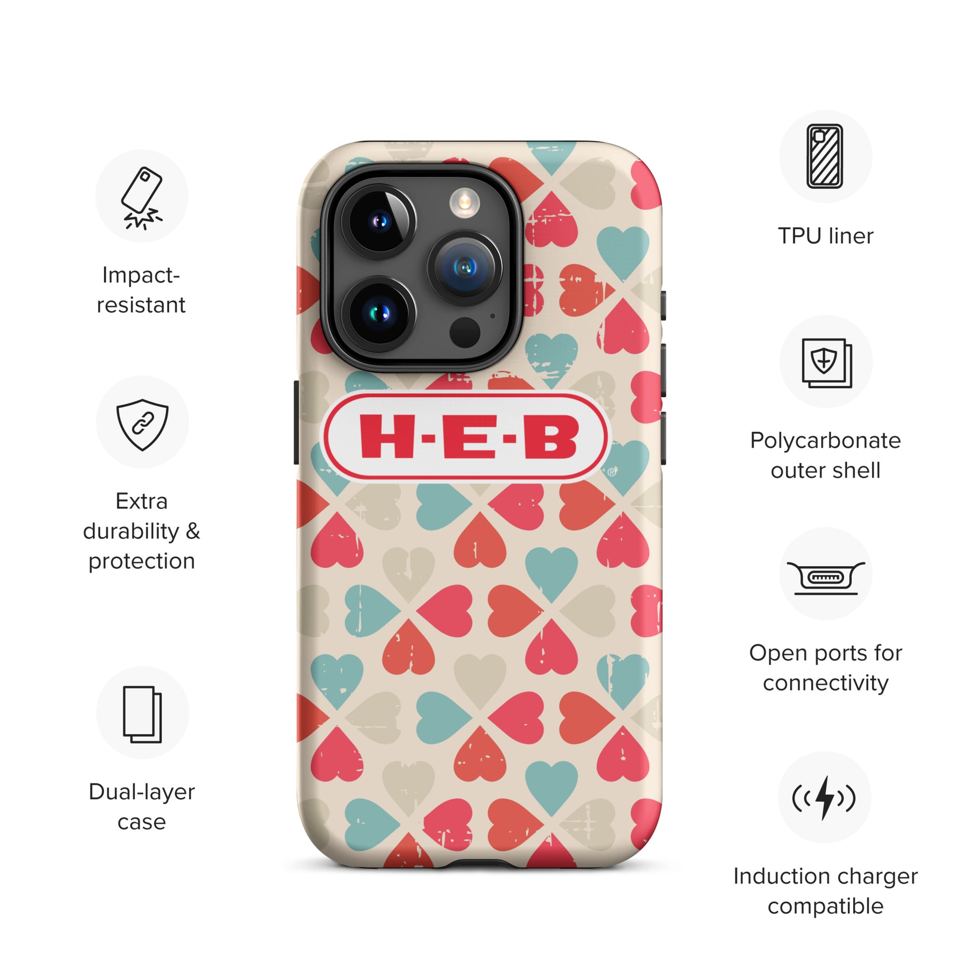 HEB Themed Tough Case for iPhone® CedarHill Country Market