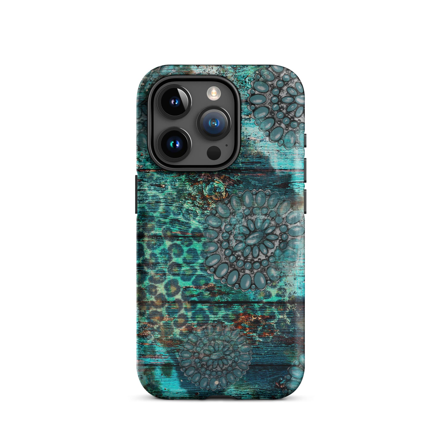 Conchos and Turquoise Western Themed Tough Case for iPhone® CedarHill Country Market