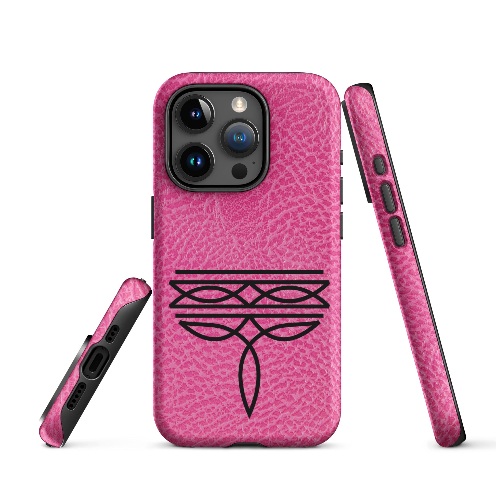 Hot Pink Boot stitch Tough Case for iPhone® CedarHill Country Market