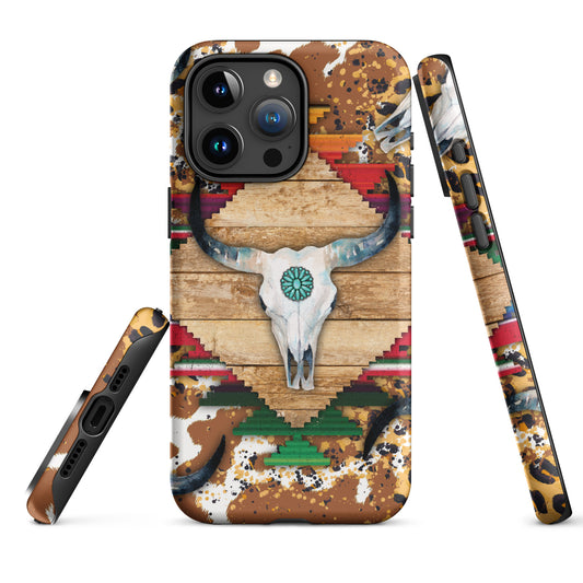 Bullhead & Blankets Western Tough Case for iPhone®