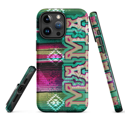 Mama Western Aztec Themed Tough Case for iPhone®