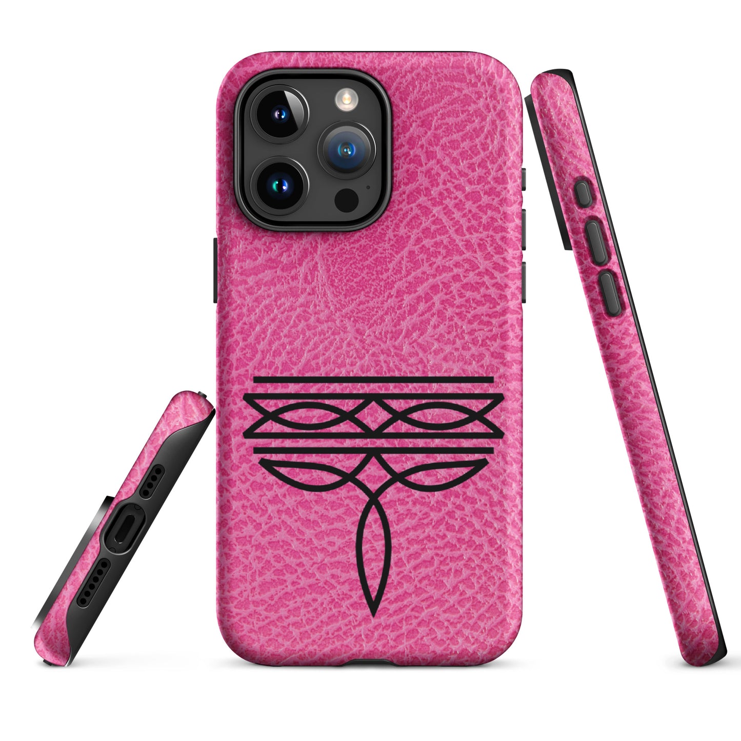 Hot Pink Boot stitch Tough Case for iPhone® CedarHill Country Market