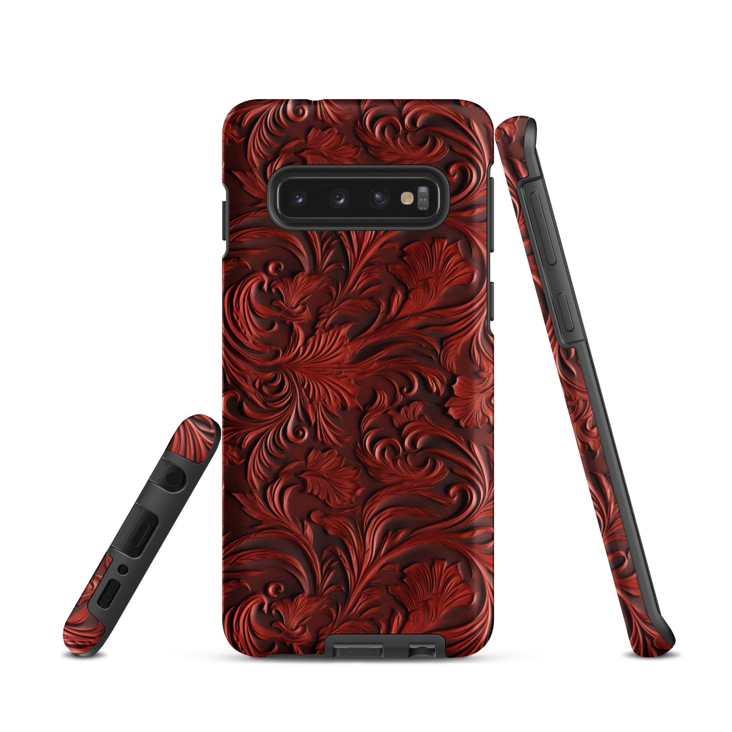 Western Tooled Leather Like Tough case for Samsung® CedarHill Country Market