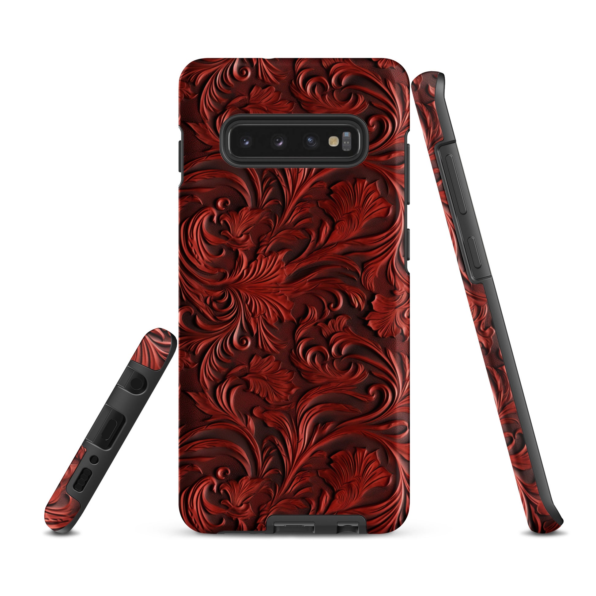 Western Tooled Leather Like Tough case for Samsung® CedarHill Country Market