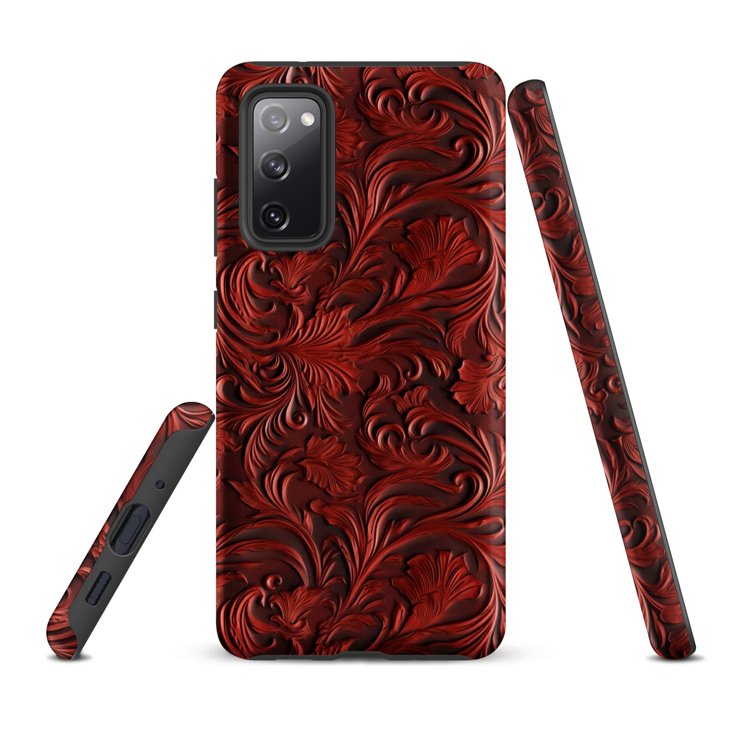 Western Tooled Leather Like Tough case for Samsung® CedarHill Country Market