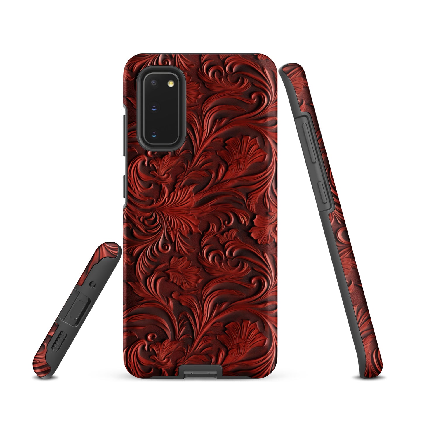 Western Tooled Leather Like Tough case for Samsung® CedarHill Country Market