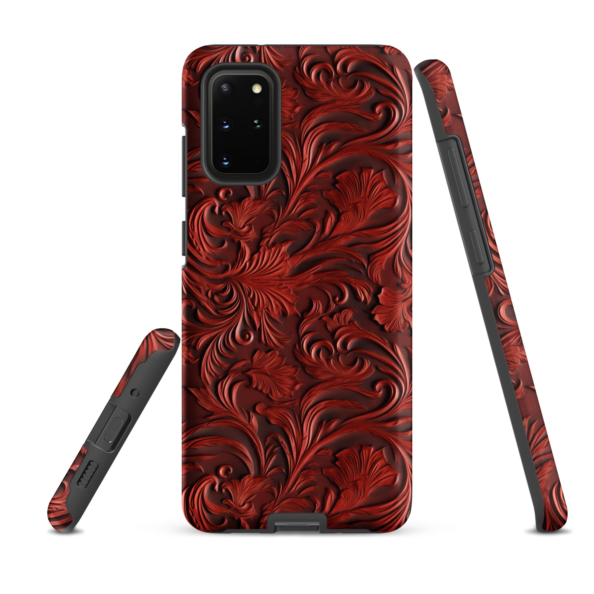 Western Tooled Leather Like Tough case for Samsung® CedarHill Country Market