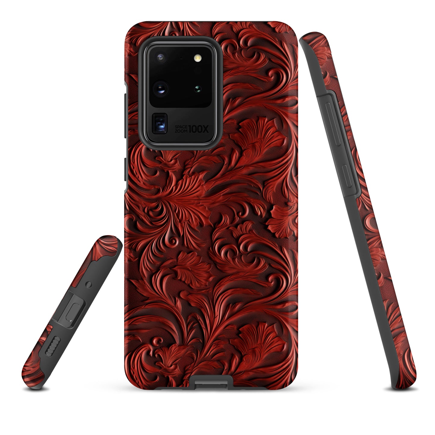 Western Tooled Leather Like Tough case for Samsung® CedarHill Country Market