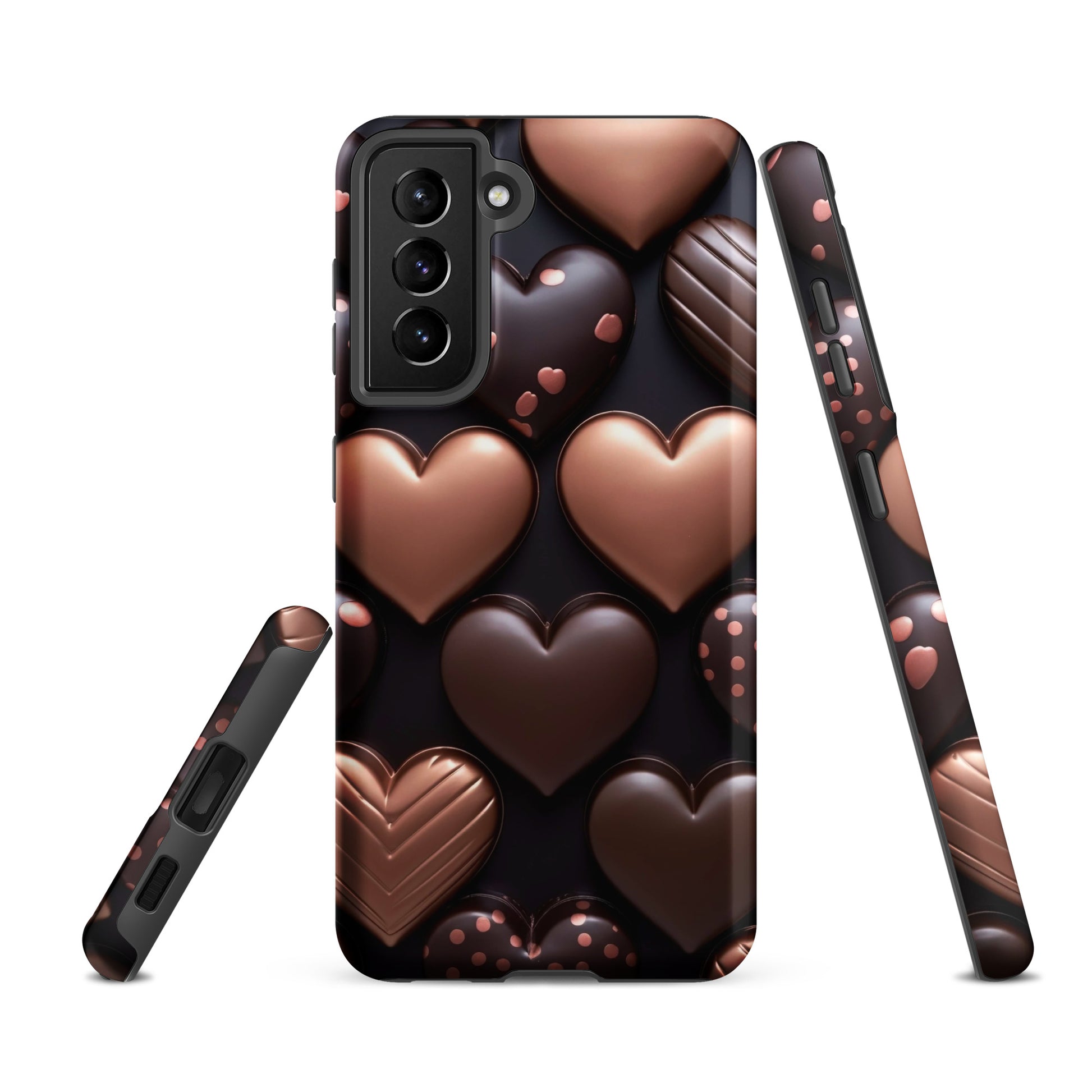 Chocolate Hearts Candy Themed Tough case for Samsung® CedarHill Country Market