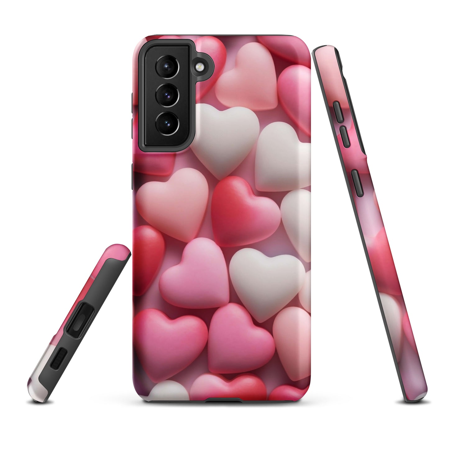 Pink Candy Hearts Themed Tough case for Samsung® CedarHill Country Market