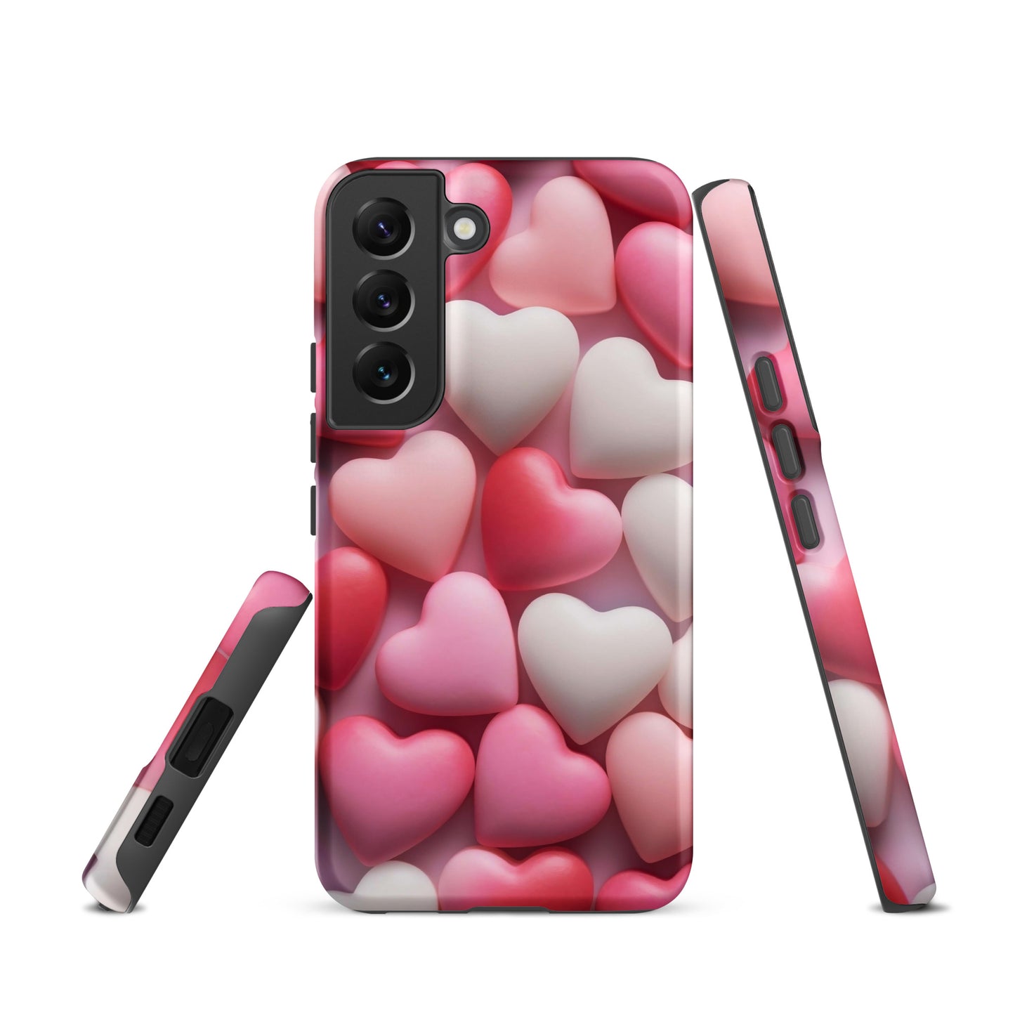 Pink Candy Hearts Themed Tough case for Samsung® CedarHill Country Market