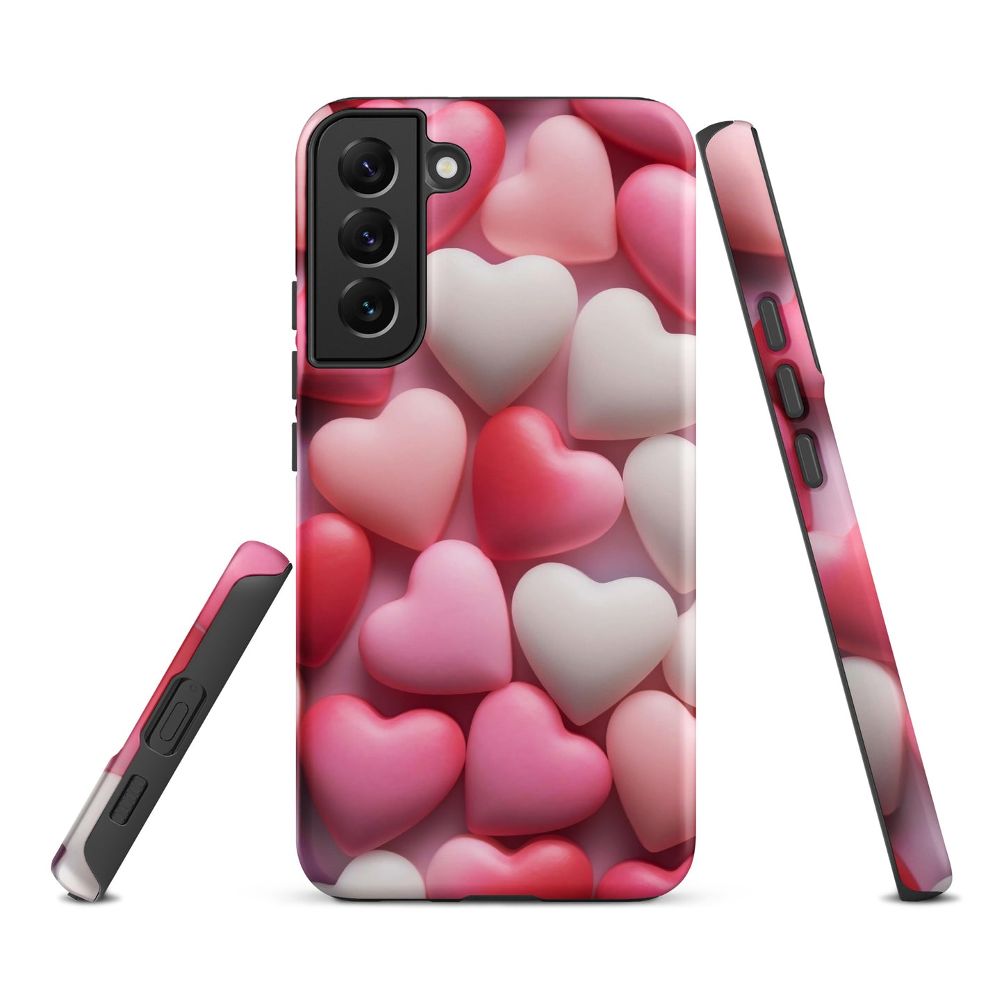 Pink Candy Hearts Themed Tough case for Samsung® CedarHill Country Market