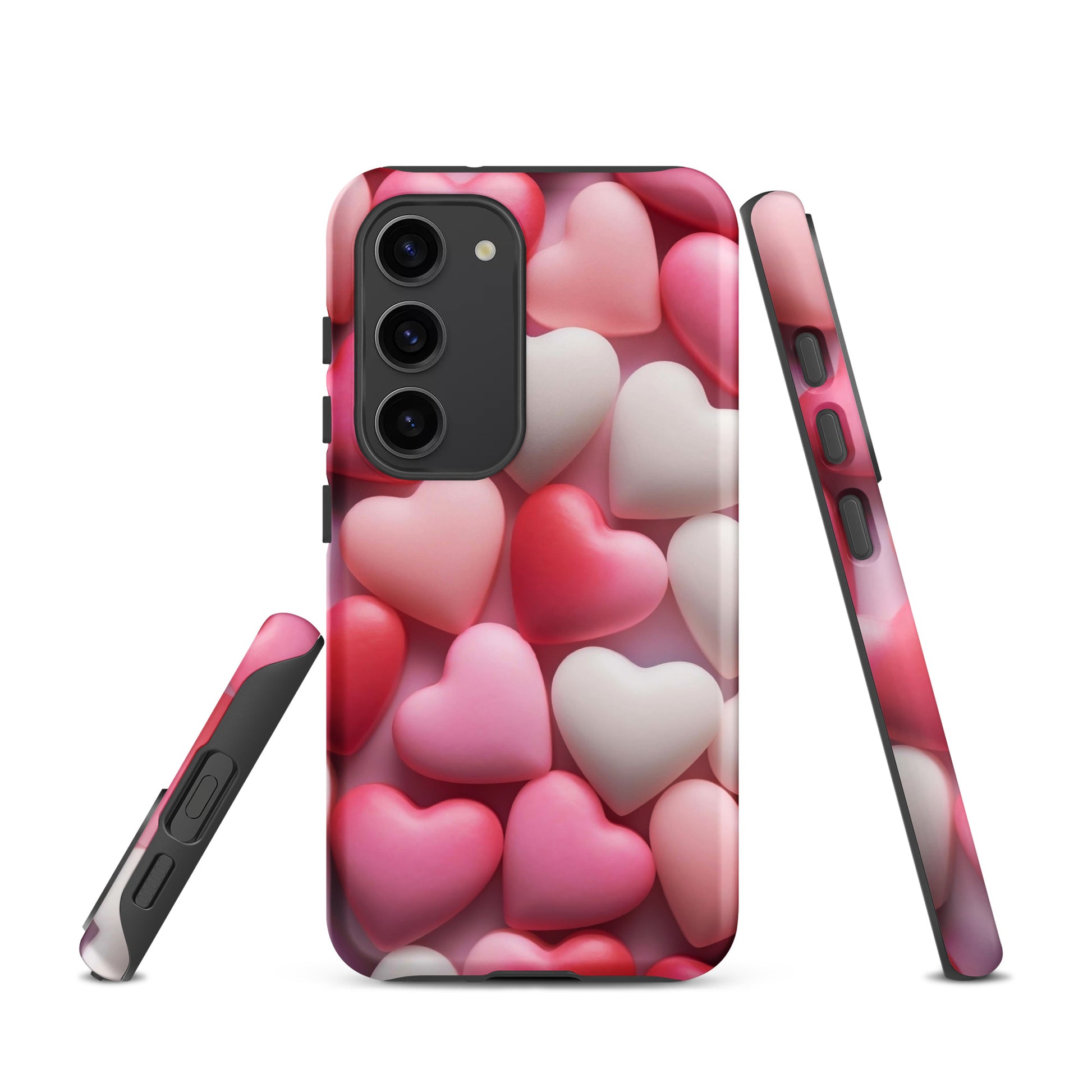 Pink Candy Hearts Themed Tough case for Samsung® CedarHill Country Market
