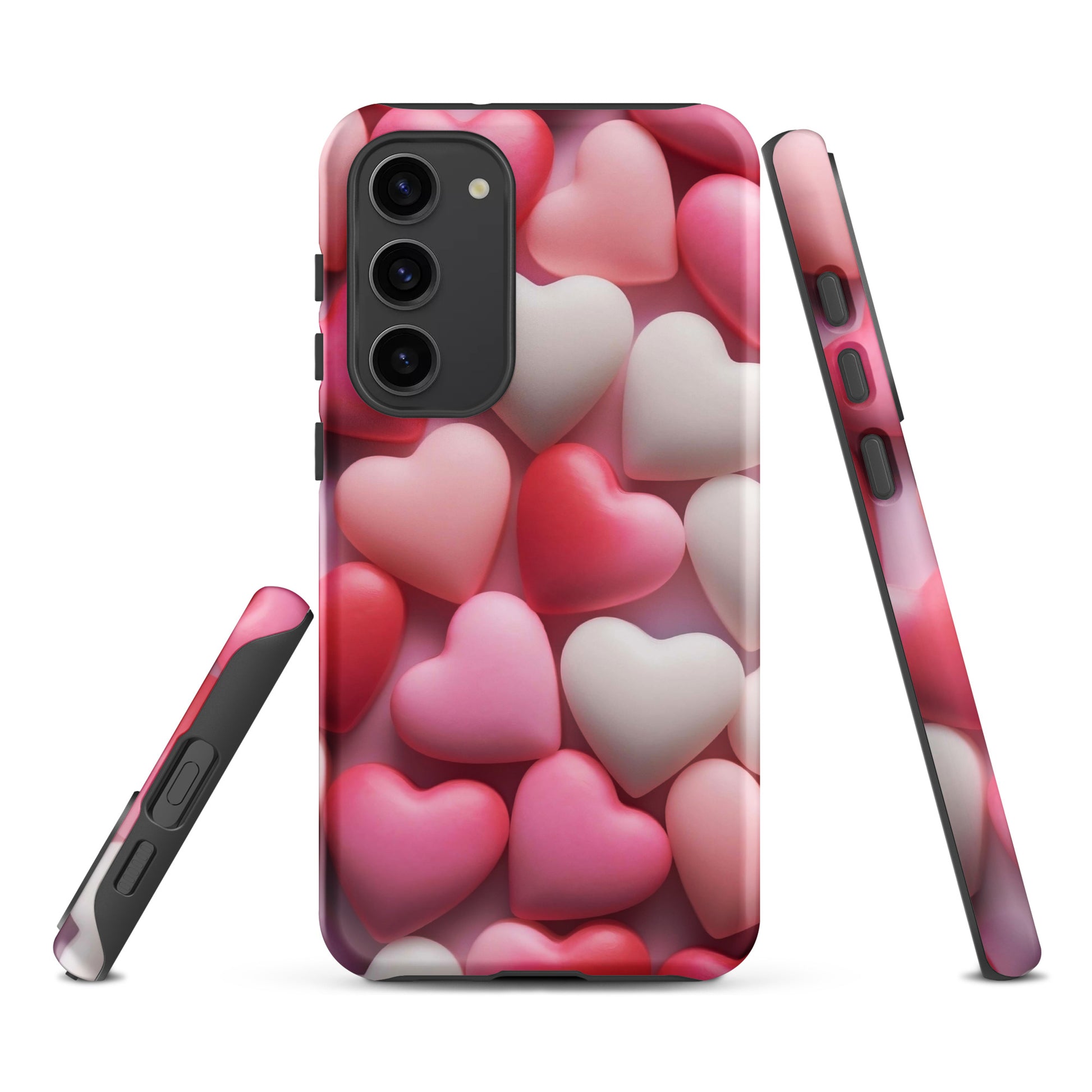 Pink Candy Hearts Themed Tough case for Samsung® CedarHill Country Market