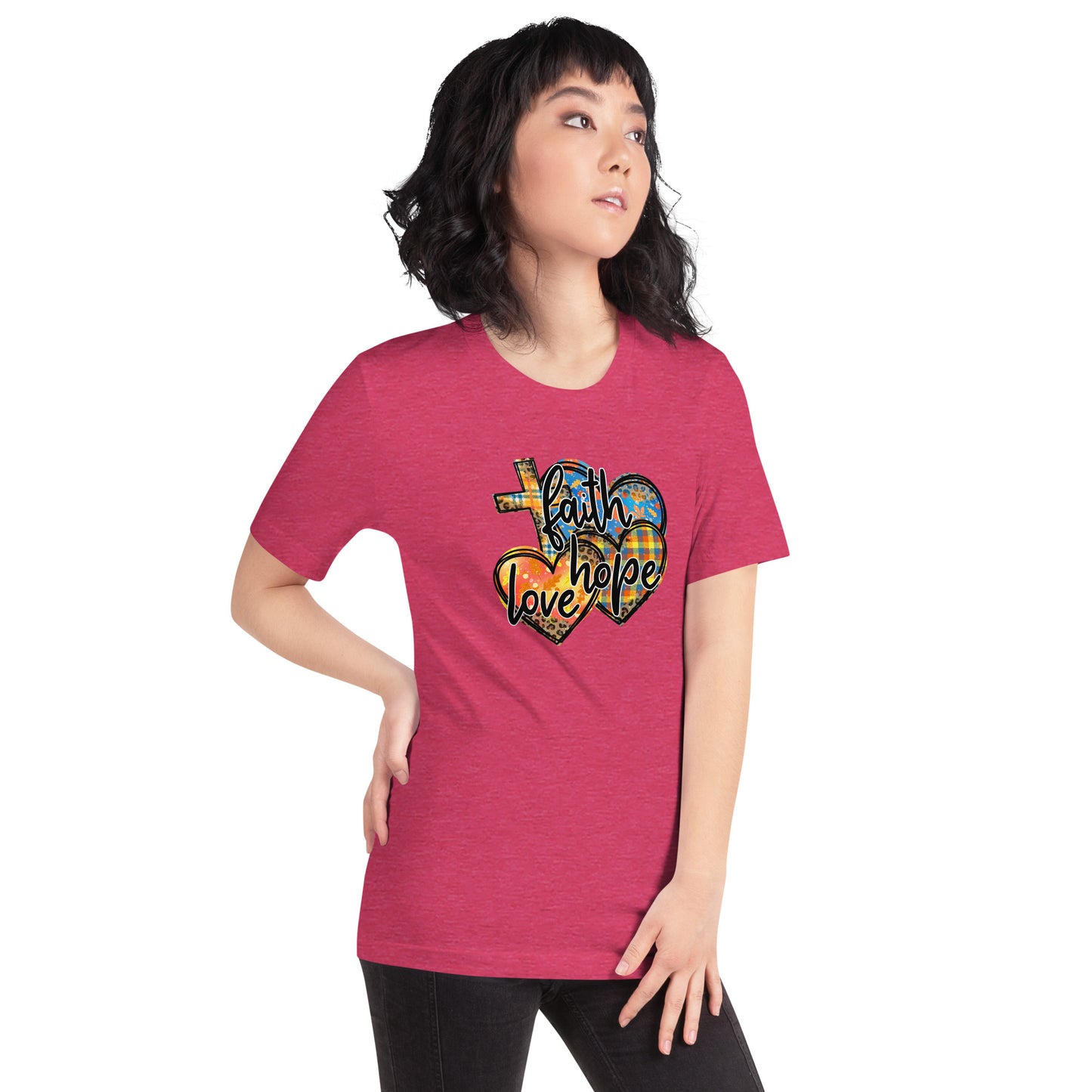 Faith, Hope & Love Unisex t-shirt CedarHill Country Market